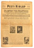 1940 Bp., A Pesti Hírlap LXII. évfolyamának 201. száma, címlapon Előre a Keleti-Kárpátok gerincéig szalagcímmel