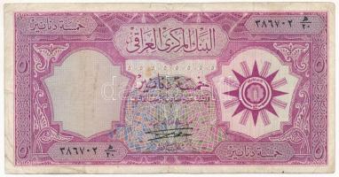 Irak 1959. 5D T:III kis szakadás Iraq 1959. 5 Dinar C:F small tear Krause 54.