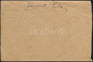 1917 Tábori posta levél "K.k. Ldst. Etappenbaon Nr. 491" + "EP PUKA" 1917 Field ...