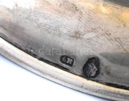 Kristály kehely jelzett, ezüst talppal. m: 20,5 cm Hibátlan