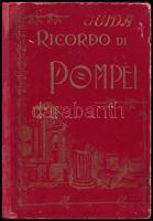 Guida Ricordo di Pompei 24 színes képet tartalmazó leporelló. + 4 (francia nyelven) p. Naples, Ed. Chev. Ach. Mauri. Kopott, kissé foltos félvászon-kötés.