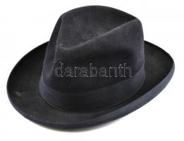 Peschel fekete kalap, 33x28 cm