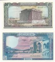 Libanon 1988. 50L + 100L T:I Lebanon 1988. 50 Livres + 100 Livres C:UNC Krause 65.d; 66.d