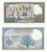Libanon 1988. 50L + 100L T:I
Lebanon 1988. 50 Livres + 100 Livres C:UNC
Krause 65.d; 66.d