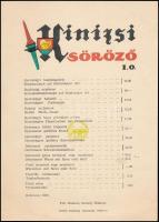 1970 A debreceni Kinizsi Söröző étlapja. Debrecen, Szabadság-ny.,