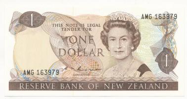 Új-Zéland 1985-1989. 1$ T:I  New Zealand 1985-1989. 1 Dollars C:UNC  Krause 169
