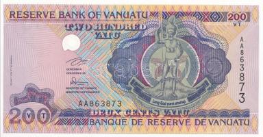 Vanuatu 1995. 200V T:I Vanuatu 1995. 200 Vatu C:UNC Krause 8.