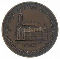 1983. MÉE Szombathelyi Csoportja / Szentgotthárd alapításának 800 éves évfordulója Br emlékérem (42,5mm) T:1-