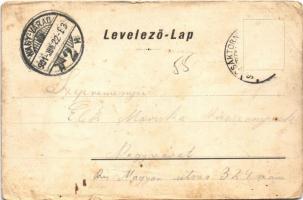 1901 Csáktornya, Cakovec; Perlaki utca. Fischel Fülöp (Strausz Sándor) kiadása / street view (szakad...