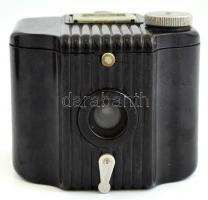 cca 1935 Kodak Baby Brownie 127 box fényképezőgép, jó állapotban tokkal / vintage Kodak box camera, ...