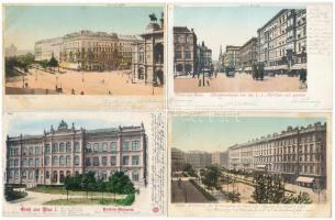 Wien, Vienna, Bécs - 4 pre-1905 postcards