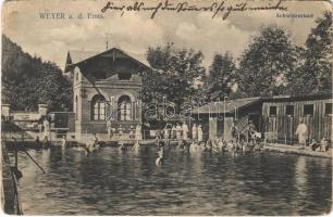 1912 Weyer, Schwimmbad / swimming pool, bathers. Verlag Albert Dunkl (Rb)