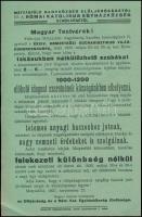1937 Mátyásföld elöljárósága által a lakossághoz intézett felhívás az Eucharisztikus Kongresszusra való szálláskiadás ügyében