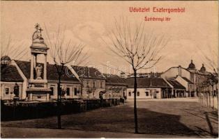 Esztergom, Széchenyi tér, szobor. W.L. 118.