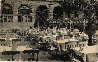 1916 Budapest VII. Magyar Ház étterem, kerthelyiség. Teréz körút 15. (EB)