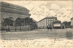 1906 Budapest V. Deák Ferenc tér, Lichtscheindl éttermei, Reinisch Testvérek féle Kioszk, üzletek (EK)