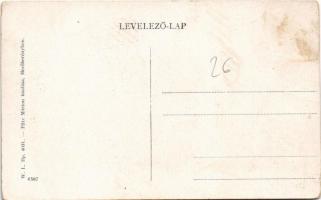 Mezőberény, Nagy utca, M. kir. állami polgári iskola. W. L. Bp. 4031. Piltz Márton kiadása (EB)