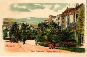 Abbazia, Opatija; Hotel Stefanie, Dependence No 1. G. Ertel litho