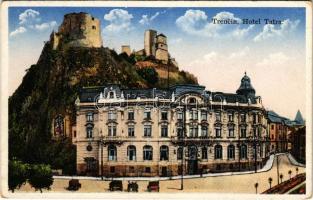 Trencsén, Trencín; Hotel Tatra, vár, szálloda / hotel and castle