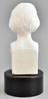 Aeck? jelzéssel: Art deco kerámia női büszt. Mázas kerámia, jelzett, kis lepattanással, mázrepedések...