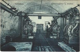 1918 Tatabánya, Szivattyú kamra az I/a aknában, belső, iparvasút (EK)