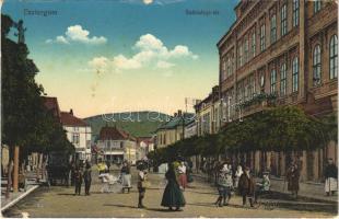 1918 Esztergom, Széchenyi tér, üzletek (EK)