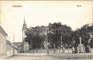 1908 Esztergom, zárda, utca (EK)