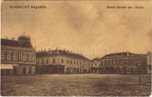 1918 Baja, Szent István tér, Diamant üzlete. W. L. 309. (EK)