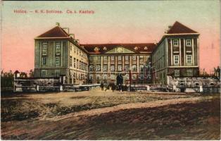 1914 Holics, Holic; Cs. és kir. kastély / K.k. Schloss / castle