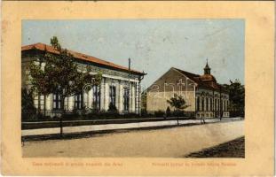 1911 Arad, Nemzeti épület, román iskola / Casa nationala si scoala romana / national house, Romanian school (EK)