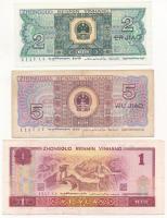 Kína 1980. 2J + 5J + 1Y T:I,III
China 1980. 2 Jiao + 5 Jiao + 1 Yuan C:UNC,F