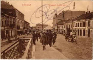 Ungvár, Uzshorod, Uzhhorod, Uzhorod; Kossuth Lajos tér / square (EK)