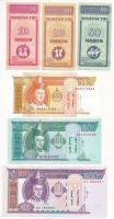 Mongólia 1993-2005. 6db-os bankjegy tétel T:I-II Mongolia 1993-2005. 6pcs of banknotes C:UNC-XF