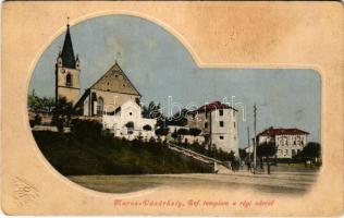 Marosvásárhely, Targu Mures; református templom, régi vár / Calvinist church, old castle  (EK)