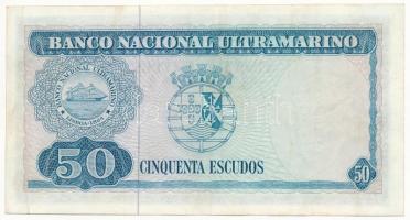 Timor / Portugál gyarmat 1967. 50Esc T:III szép papír
Timor / Portugese colony 1967. 50 Escudos C:F...