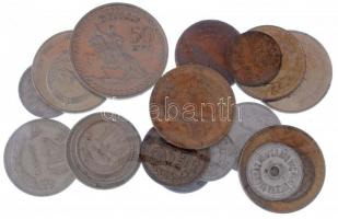 Mongólia vegyes 19db-os érme tétel T:vegyes Mongolia mixed 19pcs of coins C:mixed