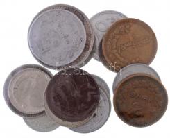 Mongólia 1925-1977. 16db-os fémpénz tétel, közte két Ag érme is T:vegyes Mongolia 1925-1977. 16pcs of coins lot, including 2pcs of Ag coins C:mixed
