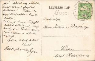 1913 Nemesváralja, Nemes-Podhrágy, Zemianske Podhradie; Osztroluczky kastély. A lapon Osztroluczky G...