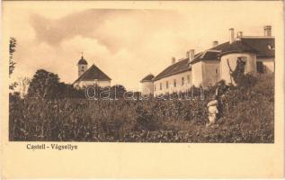 1920 Vágsellye, Schelle, Sala nad Váhom; Pázmány Péter kastély. Ludw. Schiessl utóda kiadása / Castell / castle (fa)
