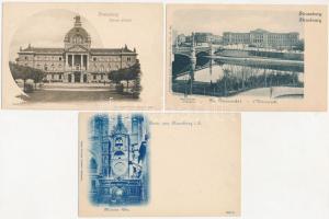Strasbourg, Strassburg; - 3 pre-1905 postcards