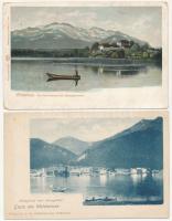 8 db RÉGI német város képeslap / 8 pre-1945 German town-view postcards