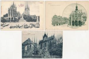 Erfurt - 3 pre-1905 postcards