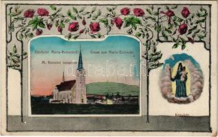 1917 Budapest II. Máriaremete, templom. Art Nouveau, floral