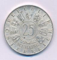 Ausztria 1956. 25Sch Ag "Mozart" T:2 Austria 1956. 25 Schilling Ag "Mozart" C:XF...