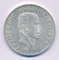 Ausztria 1959. 25Sch Ag Johann főherceg T:2 Austria 1959. 25 Schilling Ag Archduke Johann C:XF Krause KM#2887