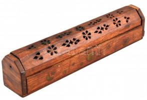 Fa füstölőtartó, h: 31 cm