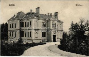 1915 Lőcse, Levoca; kórház / hospital + K.U.K. MILITARZENSUR LITPÓSZENTMIKLÓS