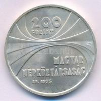 1975. 200Ft Ag "Magyar Tudományos Akadémia" T:1 
Adamo EM47