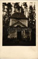 1927 Illésfalva, Iliasovce; A Sans-souci kápolna romja / chapel ruin. photo