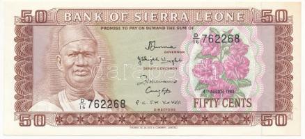 Sierra Leone 1984. 50c T:I Sierra Leone 1984. 50 Cents C:UNC Krause 4.